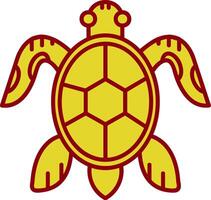 Turtle Vintage Icon vector