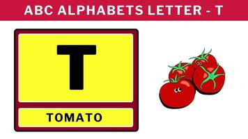 abc alphabet cartoon animation. Good for education movies presentation learning alphabet video