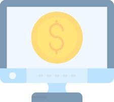 Dollar Flat Light Icon vector