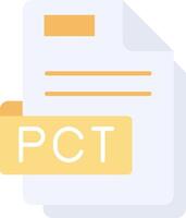 Pct Flat Light Icon vector