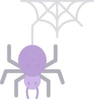 Spider Flat Light Icon vector