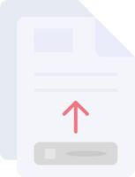 subir plano ligero icono vector