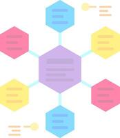 Relation Flat Light Icon vector
