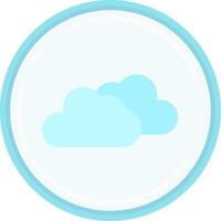 Cloud Flat Light Icon vector