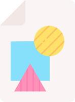 File Flat Light Icon vector