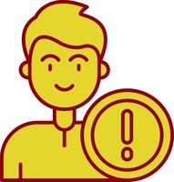 Error Vintage Icon vector
