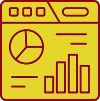 Dashboard Vintage Icon vector