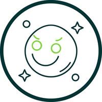 Envy Line Circle Icon vector