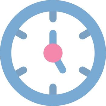 Timer Flat Light Icon vector