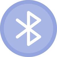 Bluetooth Flat Light Icon vector