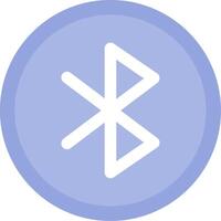 Bluetooth Flat Light Icon vector