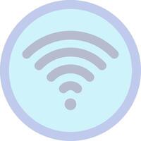 Wifi Flat Light Icon vector