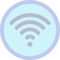 Wifi Flat Light Icon vector