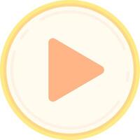 Play Flat Light Icon vector