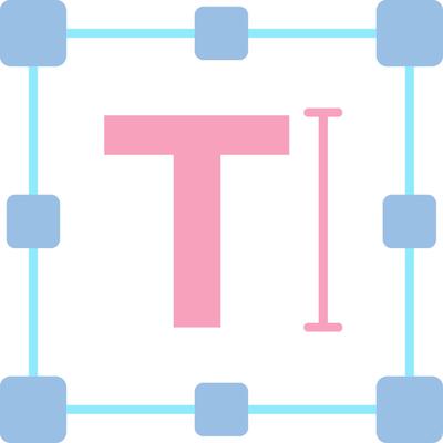 Text Flat Light Icon