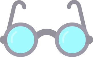 Eyeglasses Flat Light Icon vector