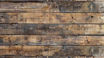 AI generated Wooden background photo