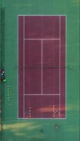 Vertical Video of Playing Tennis Aerial View