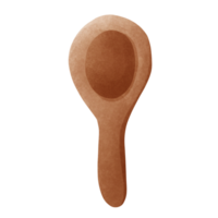 cucchiaio di legno isolato png