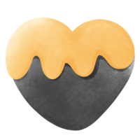 Honey heart shape png