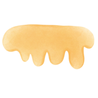 Dripping honey watercolor png