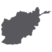 Afghanistan map. Map of Afghanistan in grey color png