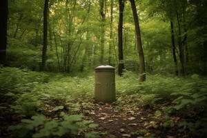 ai generado limpieza el territorio. basura distribución. cuidado para el ambiente. foto