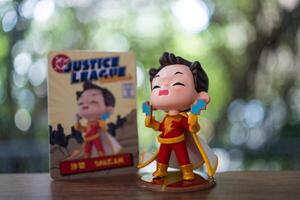 Bangkok, Thailand - March 13, 2024 Cute a characters Shazam from popmart. Art toys form Brand POP MART photo