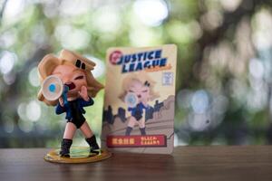 Bangkok, Thailand - March 13, 2024 Cute a characters Black Canary from popmart. Art toys form Brand POP MART photo