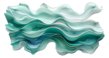 AI generated Pastel tone abstract swirl for elegant backdrop designs on transparent background - stock png. png