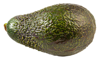 AI generated Ripe avocado on transparent background - stock png. png