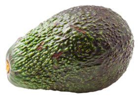 AI generated Ripe avocado on transparent background - stock png. png