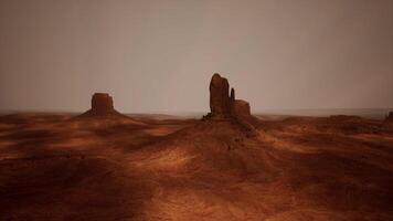 Panorama with famous Monument Valley from Arizona video