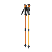 AI generated Camping poles on a transparent background png