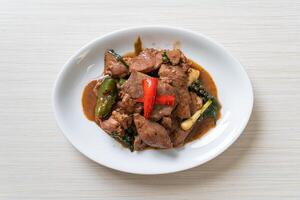 Stir-Fried Black Pepper with Duck photo