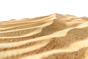 AI generated Textured sand dunes with natural wave on transparent background - stock png. png