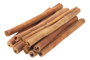 AI generated Whole cinnamon sticks on transparent background - stock png. png