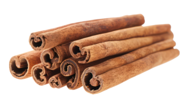 AI generated Whole cinnamon sticks on transparent background - stock png. png