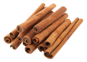 AI generated Whole cinnamon sticks on transparent background - stock png. png