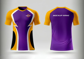 viola gamer maglia modello psd