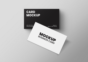 Editable Business card Mockup PSD