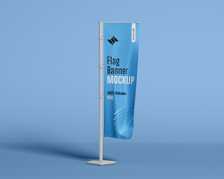 Flagge Banner Attrappe, Lehrmodell, Simulation psd