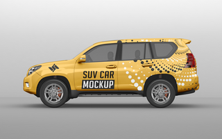 suv car mockup psd