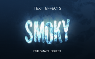 a poster for smoke effects by the artist psd