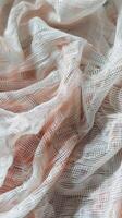 AI generated Textured Fabric Close Up photo