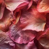 AI generated Abstract Camellia Petal Texture photo