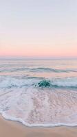 AI generated Serene Beach At Twilight photo