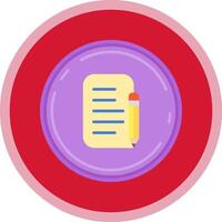 Register Flat Multi Circle Icon vector