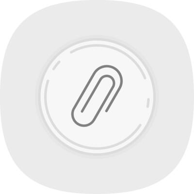 Attach Flat Curve Icon