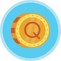 Quetzal Flat Multi Circle Icon vector